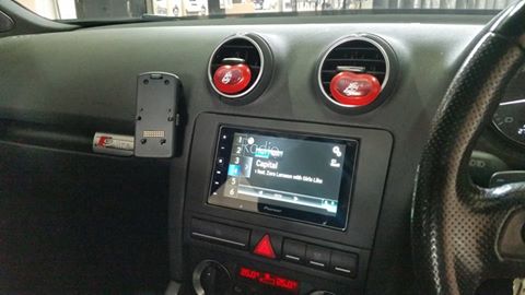 Pioneer SPH-DA120 Apple car play system installed in a 2011 Audi S3. Birmingham West Midlands